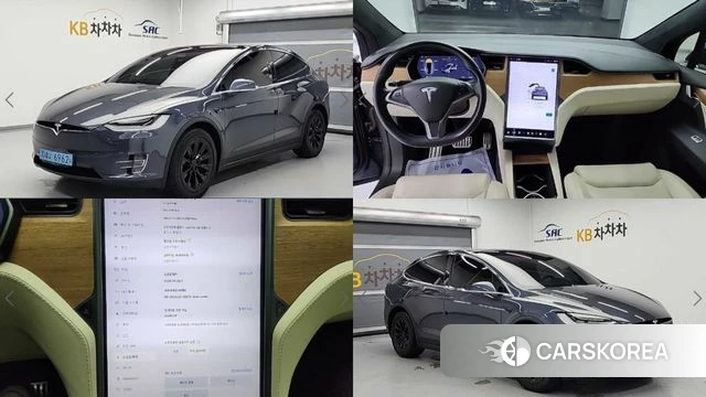 Tesla Model X 2020 Серый из Кореи