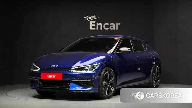 Kia EV6 2022 Синий из Кореи