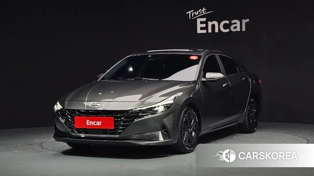 Hyundai Avante (CN7) 2021 Серый из Кореи