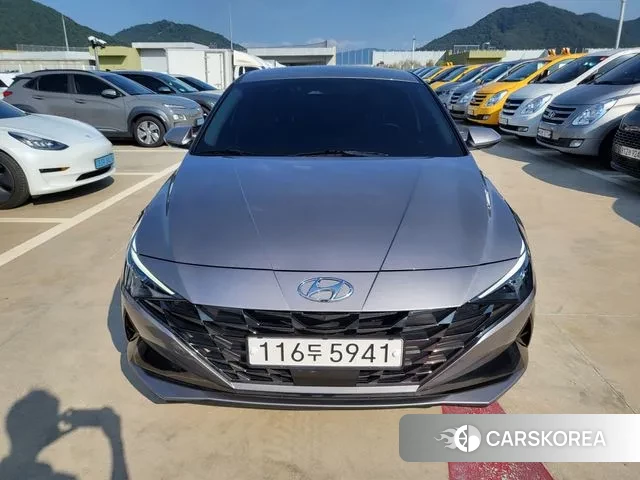 Hyundai Avante (CN7) 2021 Серый из Кореи