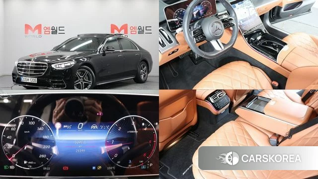 Mercedes-Benz S-Class W223 2023 Черный из Кореи