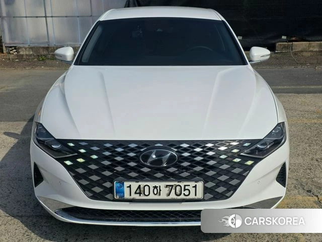 Hyundai The New Grandeur IG Hybrid 2021 Белый из Кореи