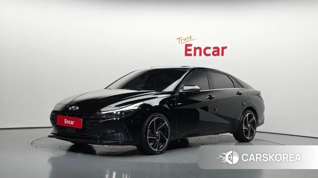 Hyundai Avante (CN7) 2020 Черный из Кореи