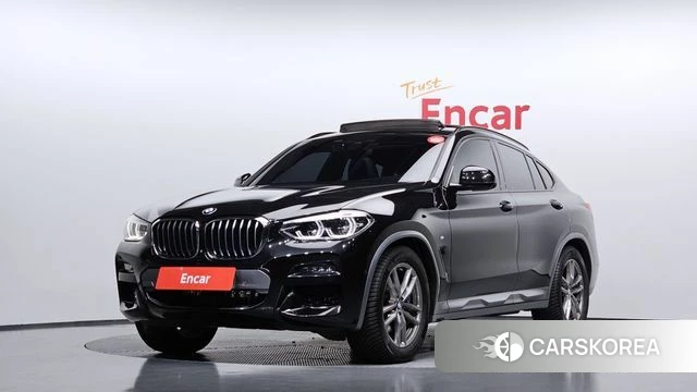 BMW X4 (G02) 2021 Черный из Кореи