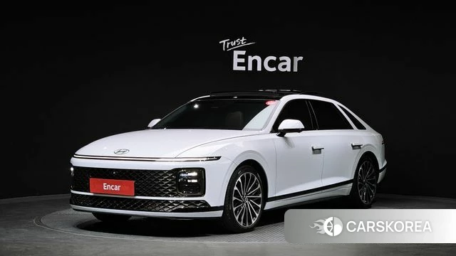 Hyundai Grandeur Hybrid (GN7) 2023 Белый из Кореи