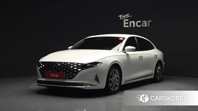 Hyundai The New Grandeur IG Hybrid 2020 Белый из Кореи