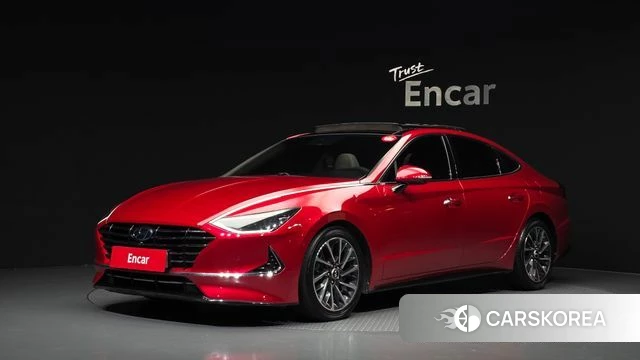 Hyundai Sonata (DN8) 2019 Красный из Кореи