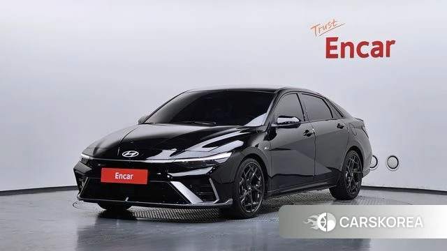 Hyundai The New Avante (CN7) 2025 Черный из Кореи