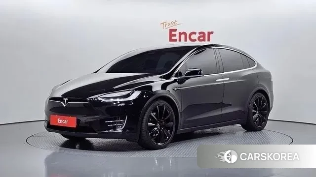 Tesla Model X 2019 Черный из Кореи