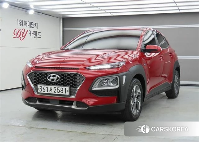 Hyundai Kona Hybrid 2020 Красный из Кореи