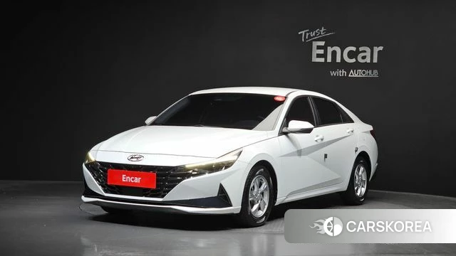 Hyundai Avante (CN7) 2020 Белый из Кореи