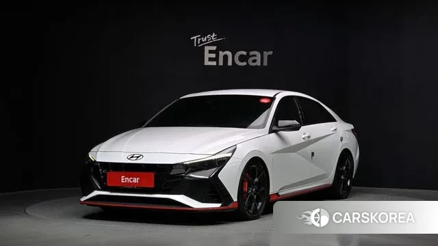 Hyundai Avante (CN7) 2022 Белый из Кореи