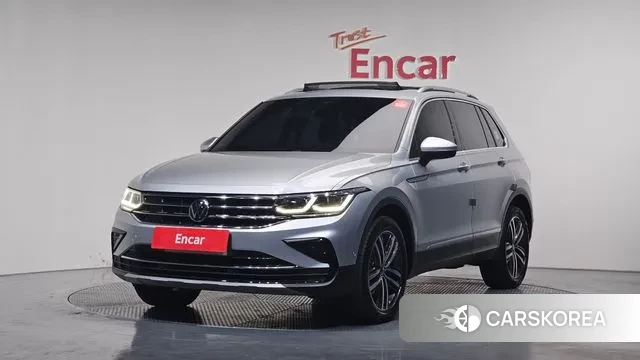 Volkswagen Tiguan second Generation 2022 Серебряный из Кореи