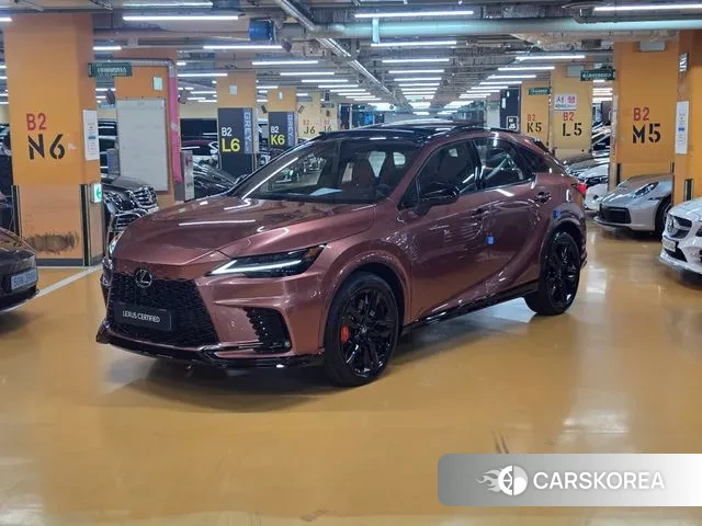 Lexus RX500h 5th generation 2025 Красный из Кореи