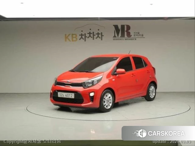 Kia All New Morning (JA) 2019 Красный из Кореи