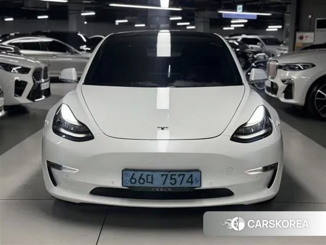 Tesla Model 3 2019 Белый из Кореи