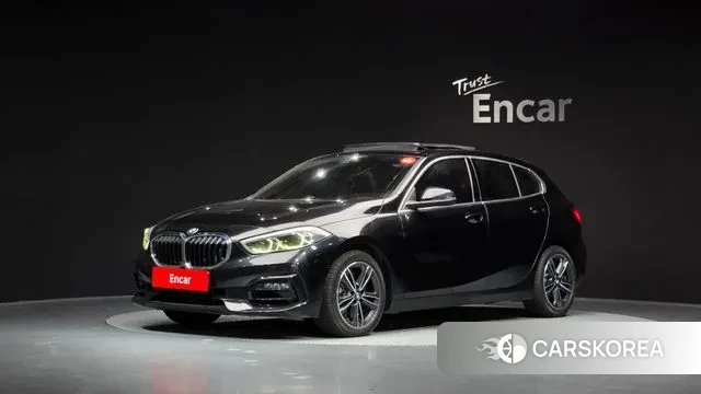 BMW 1 Series (F40) 2022 Черный из Кореи