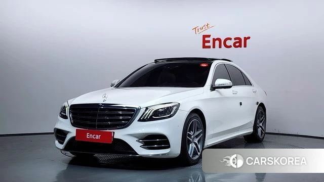 Mercedes-Benz S-Class W222 2020 Белый из Кореи