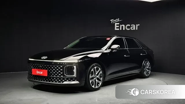 Hyundai Grandeur Hybrid (GN7) 2024 Черный из Кореи