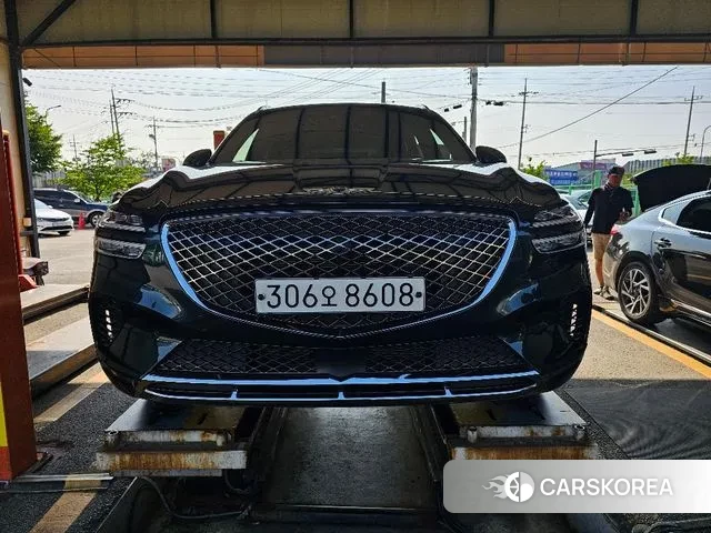 Genesis GV70 2021 Темно-зеленый из Кореи