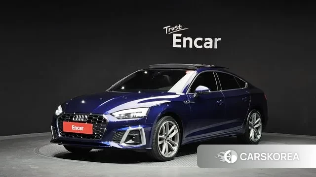 Audi A5 (F5) 2021 Синий из Кореи