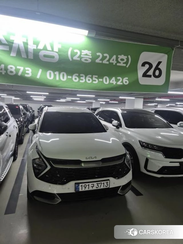 Kia Sportage 5th Generation Hybrid 2023 Белый из Кореи