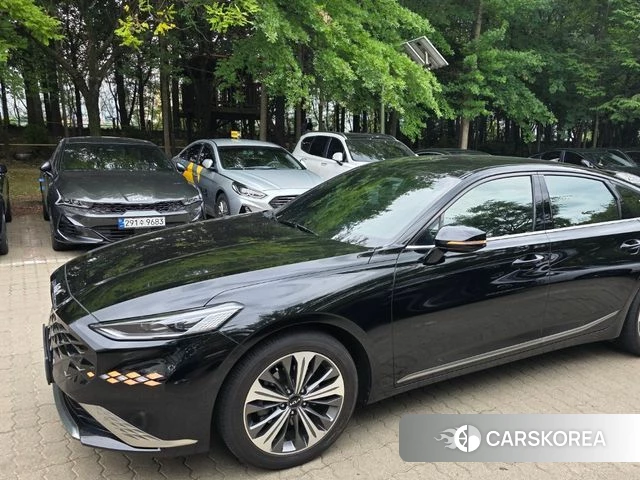 Kia K8 Hybrid 2023 Черный из Кореи