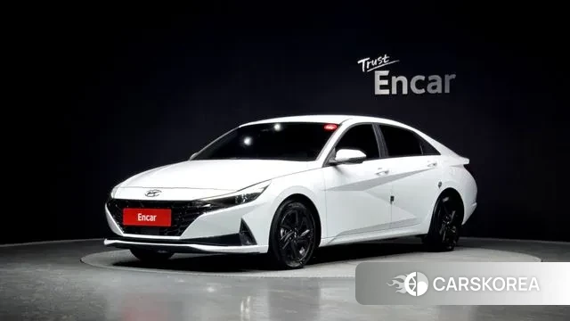 Hyundai Avante (CN7) 2022 Белый из Кореи