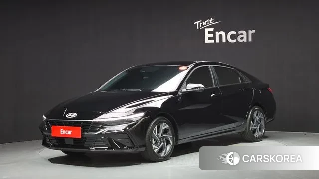 Hyundai The New Avante (CN7) 2025 Черный из Кореи