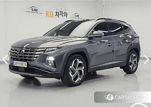Hyundai Tucson (NX4) 2021 Серебристо-серый из Кореи