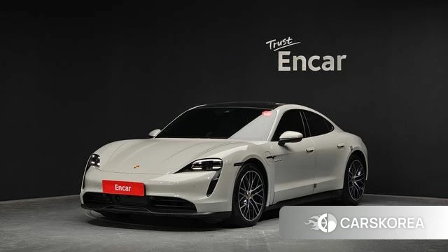 Porsche Taycan 2023 Серебристо-серый из Кореи