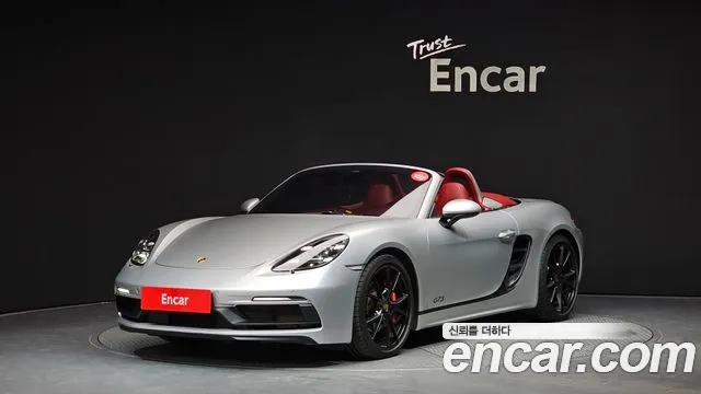 Porsche 718 Boxster 2019 Серебряный из Кореи