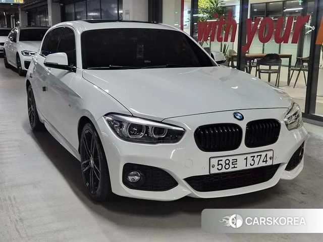 BMW 1 Series (F20) 2018 Белый из Кореи