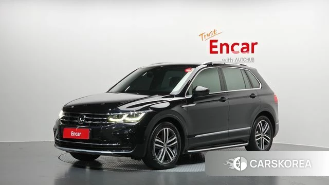 Volkswagen Tiguan second Generation 2023 Черный из Кореи