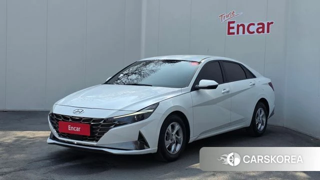 Hyundai Avante (CN7) 2020 Белый из Кореи