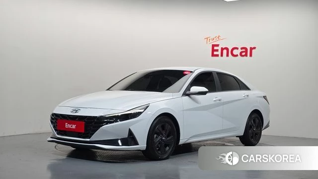 Hyundai Avante (CN7) 2022 Белый из Кореи
