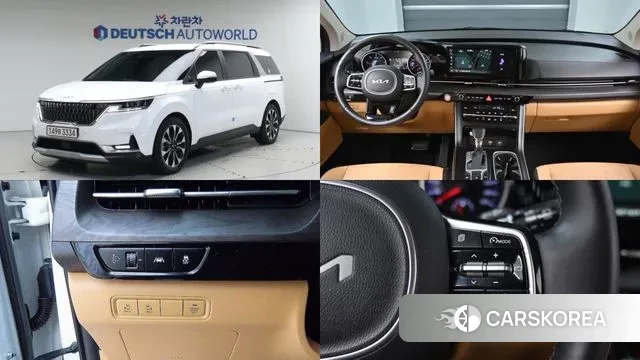 Kia Carnival 4th generation 2022 Белый из Кореи