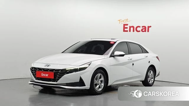 Hyundai Avante (CN7) 2020 Белый из Кореи