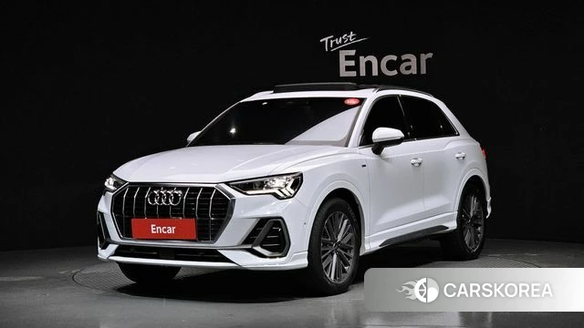 Audi Q3 (F3) 2022 Белый из Кореи