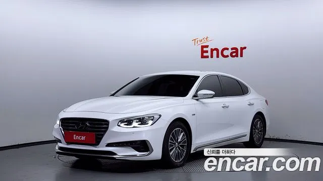 Hyundai Grandeur IG Hybrid 2019 Белый из Кореи