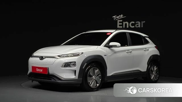 Hyundai Kona Electric 2018 Белый из Кореи