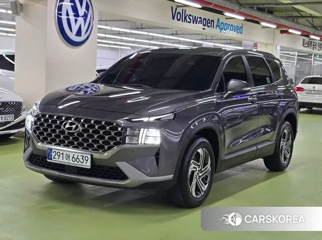 Hyundai The New Santa Fe 2022 Серый из Кореи