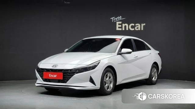 Hyundai Avante (CN7) 2021 Белый из Кореи