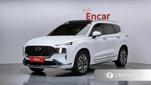 Hyundai The New Santa Fe 2023 Белый из Кореи