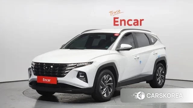 Hyundai Tucson Hybrid (NX4) 2021 Белый из Кореи