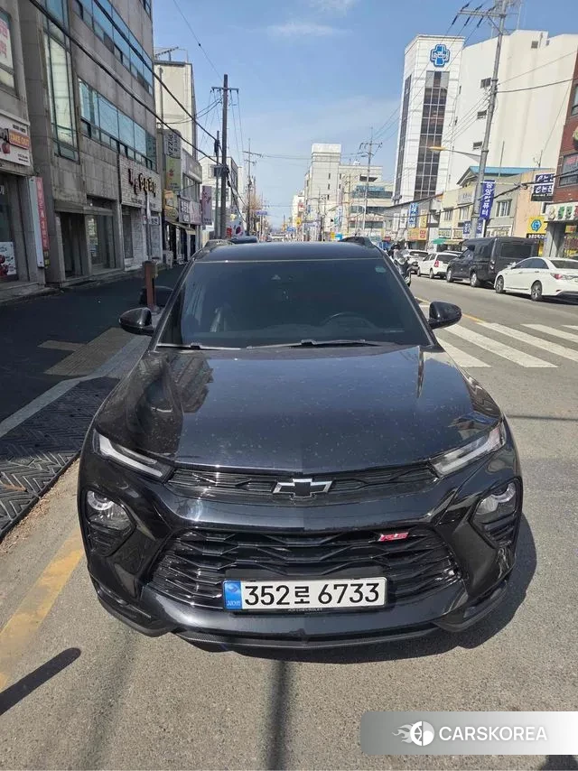 Chevrolet (GM Daewoo) Trailblazer 2022 Черный из Кореи