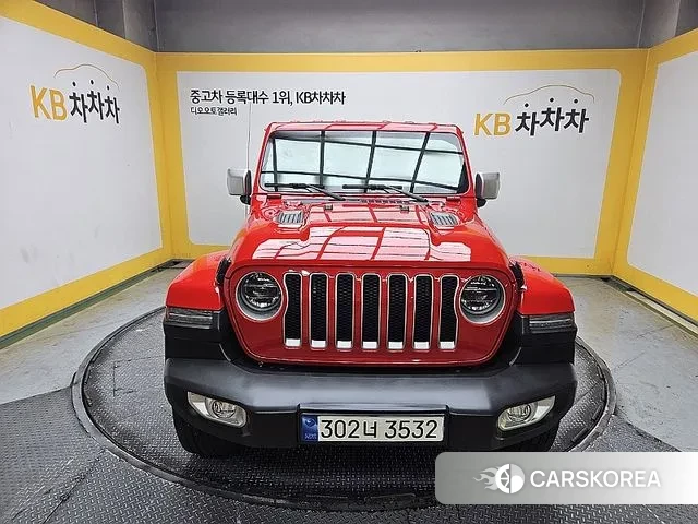 Jeep Wrangler (JL) 2022 Красный из Кореи
