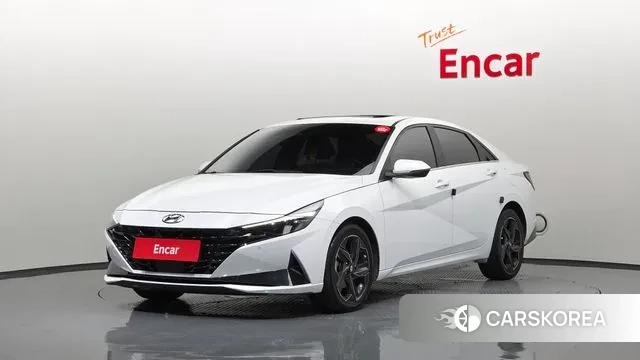 Hyundai Avante (CN7) 2020 Белый из Кореи