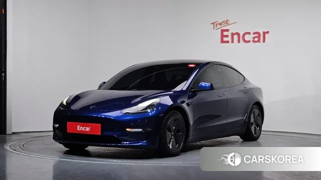 Tesla Model 3 2021 Синий из Кореи