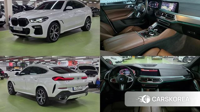 BMW X6 (G06) 2021 Белый из Кореи